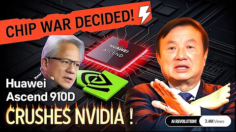 🚀 Huawei Ascend 910D Unleashed The AI Chip That Crushes NVIDIA! 🔥
