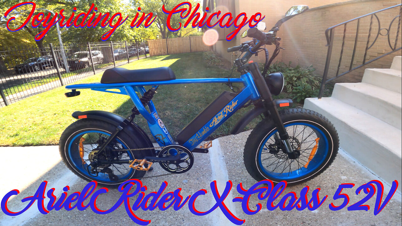 ARIEL RIDER XCLASS 52V eBIKE : NEW JOYRIDE THRU STREETS ON NORTHSIDE OF CHICAGO : GOPRO HERO9 POV 4K