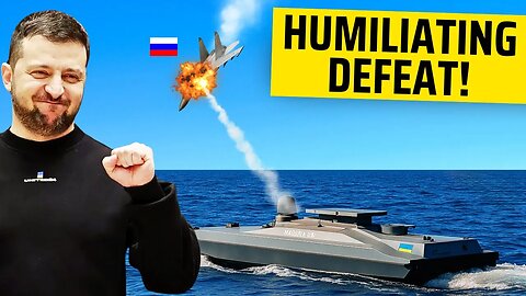 Russia Humiliated - Ukraine’s Naval Drones Shoot Down Elite Fighter Jets