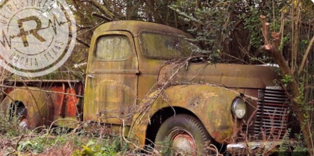 Abandoned Truck Rescued from Woods after 50Years! RESTORED Part 1