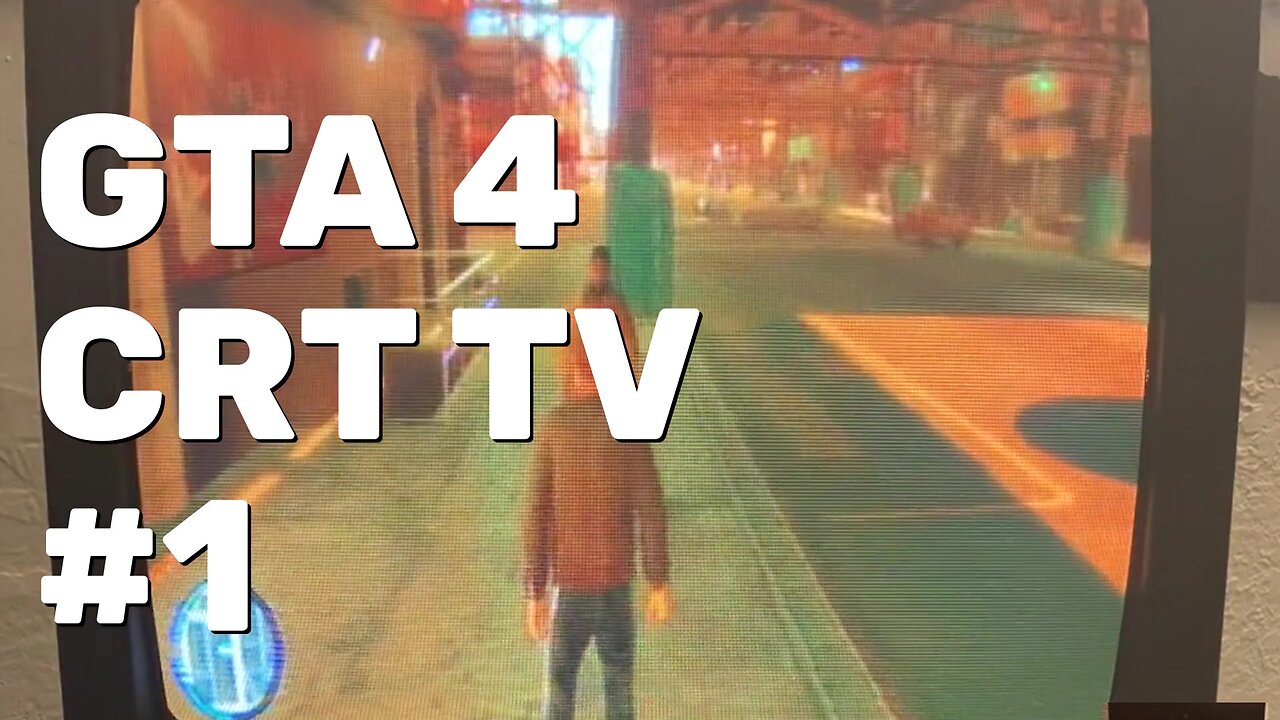 GTA 4 Gameplay Part 1 - CRT Gaming