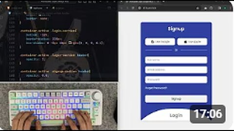 Programming - Animated Login Page - No Talking