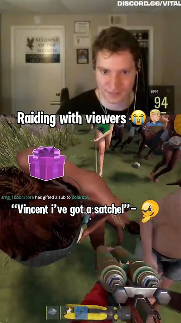 Raiding with viewers