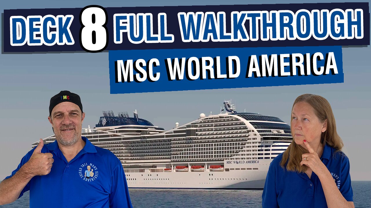 Step Inside MSC World America: Next-Level Cruise Ship Amenities | Tall Man's Cruise Adventures