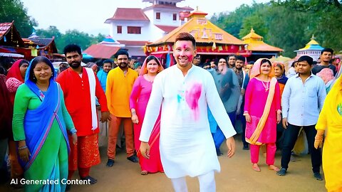 Christiano Ronaldo and Leonel Messi enjoying holi