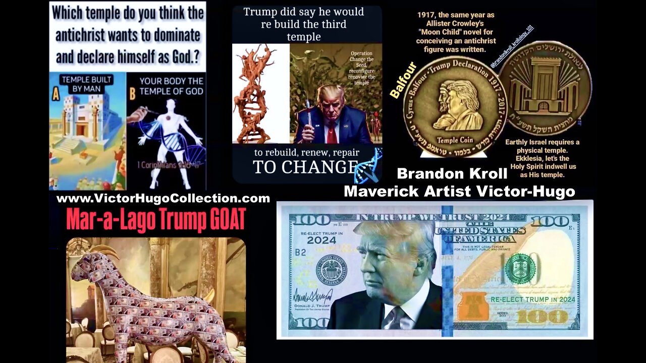 Brandon Kroll Victor Hugo Underground Bases Glitter Man The Beast System MAGA Church Of Satan Siri