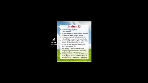 Bible. Psalm 23.
