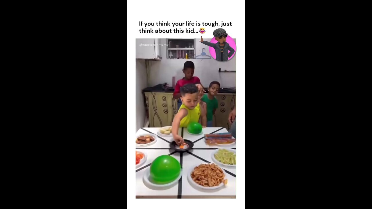 If you think your life is tough, just think about this kid...