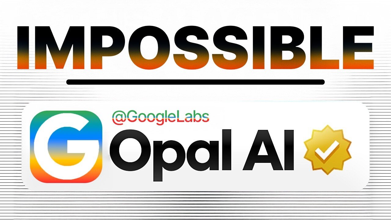 Google Opal: From Beginner to Expert in 10 Minutes!
