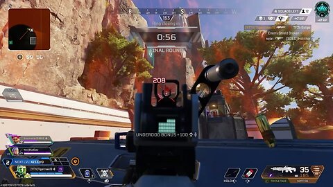 Never got a rhythm and got rezzed twice