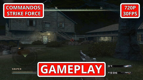 Commandos: Strike Force: Gameplay - (PC HD) [720p30FPS]