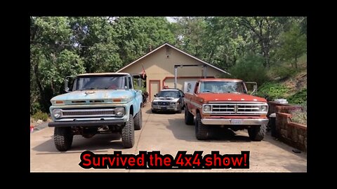 Both trucks made it!!