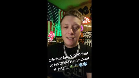 Climber falls 2,000 feet to his death on Mount shasta!! ⛰️ 🏔