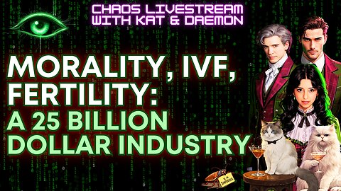 Morality, IVF, Fertility: A 25 Billion Dollar Industry - Chaos Livestream