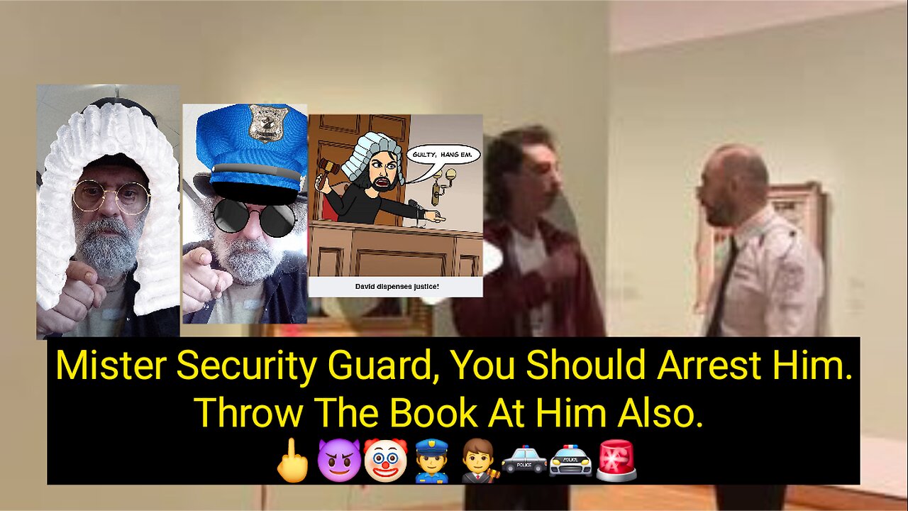 Activist Caught For Vandalizing Painting. 🖕😈🤡👮👨‍⚖️🚓🚔🚨