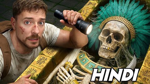 I Survived 100 Hours In An Ancient Temple In Hindi | Mr Beast Hindi | @MrBeast