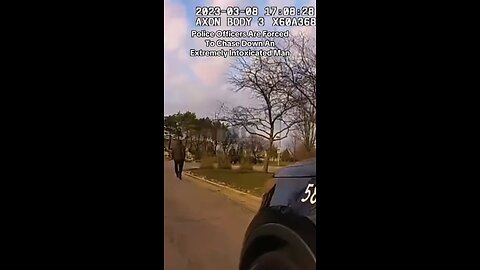 Drunk man flees ambulance, turns aggressive—officers arrest him safely #ChaseAndArrest #japd