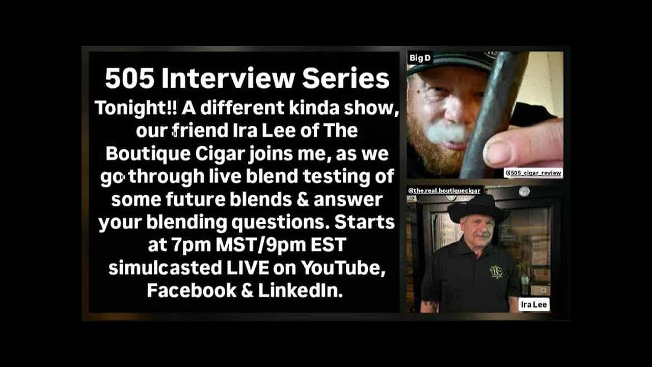 Blend Sessions with Ira Lee of TBC & Gus Martinez of West Tampa Tobacco