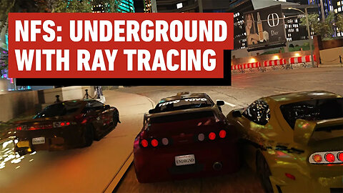 Need for Speed - Underground - RTX Remix Remaster Gameplay (4K 60FPS)