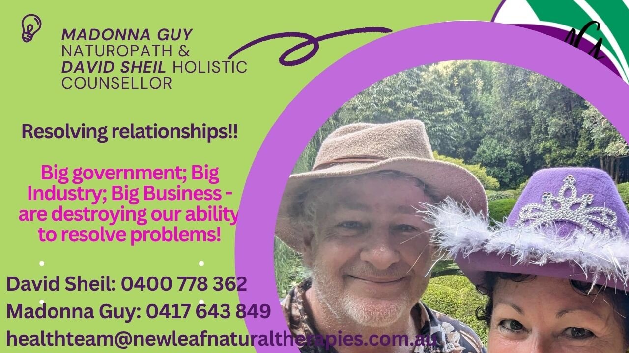 Big business & corporations DESTROYING our ABILITY to keep RELATIONSHIPS ALIVE! LONG-TERM PLAN!