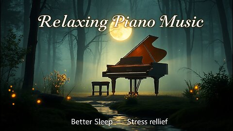 Relaxing Piano Music 🎹 For Better Sleep, Stress Relief & Meditation 🌙✨