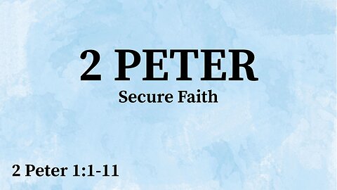 Secure Faith