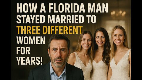 How a Florida Man Stayed Married to 3 Women at the Same Time FOR YEARS