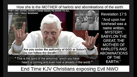 How she is the MOTHER of harlots and abominations of the earth