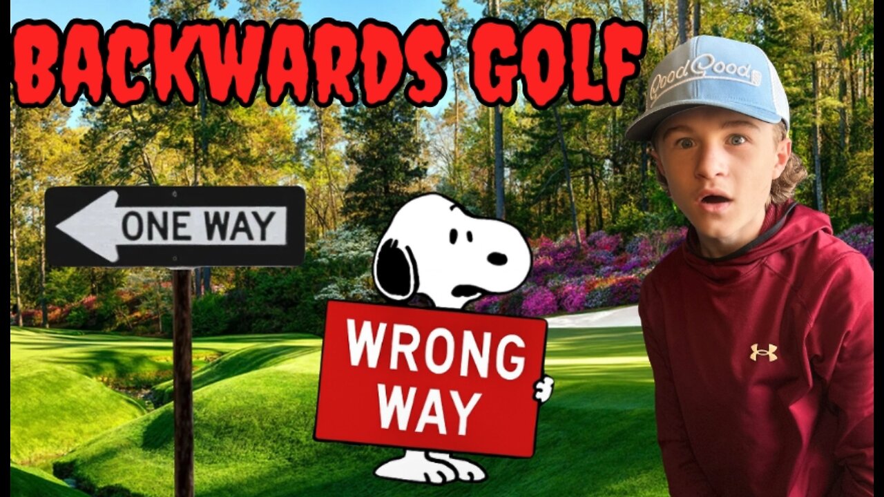 I Played Golf Backwards!!! Click Here To Watch : https://youtu.be/Iq_sG2ukz-E?si=byshcS_ZVPz3HuBo