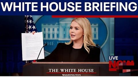 "Breaking: White House Press Secretary Karoline Leavitt Addresses Key Issues in Live Briefing"