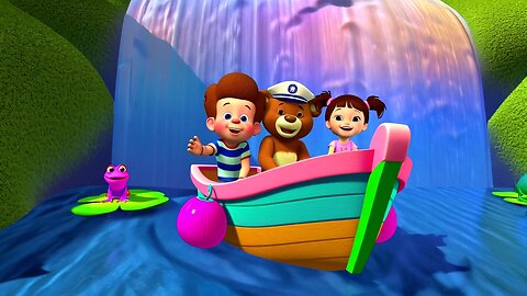 Row Row Row Your Boat Nursery Rhyme and Kids Song