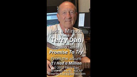 Just a Minute With Terry Dan | Promise To Try
