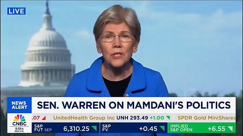 Elizabeth Warren Says She Supports Zohran Mamdani’s Plans