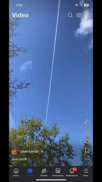 Wales 27/04/2025 planes spraying sky 1