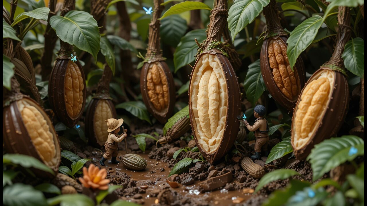 Inside a Miniature Chocolate Factory – Ultra-Realistic Fantasy World