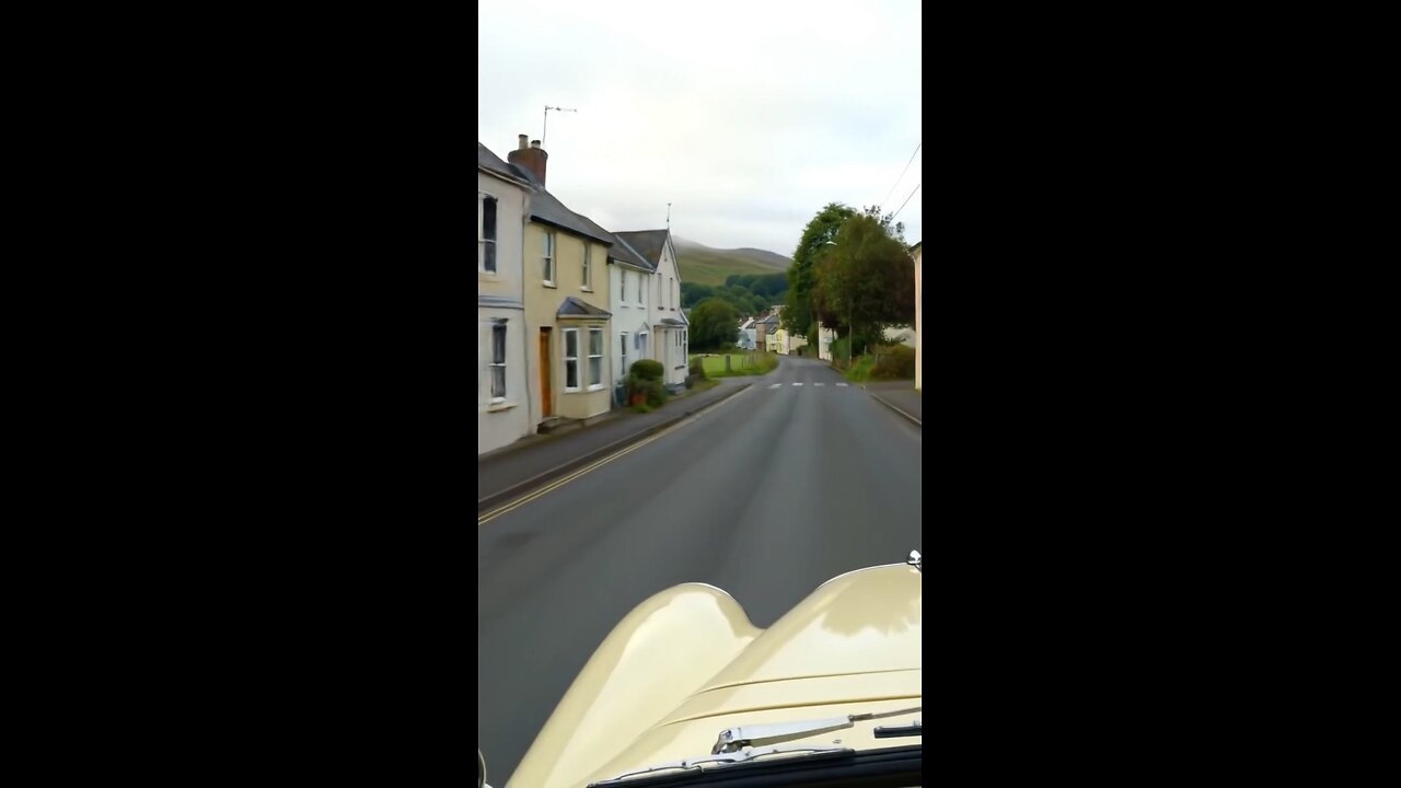 Beautiful countryside view from a car dashcam #shorts