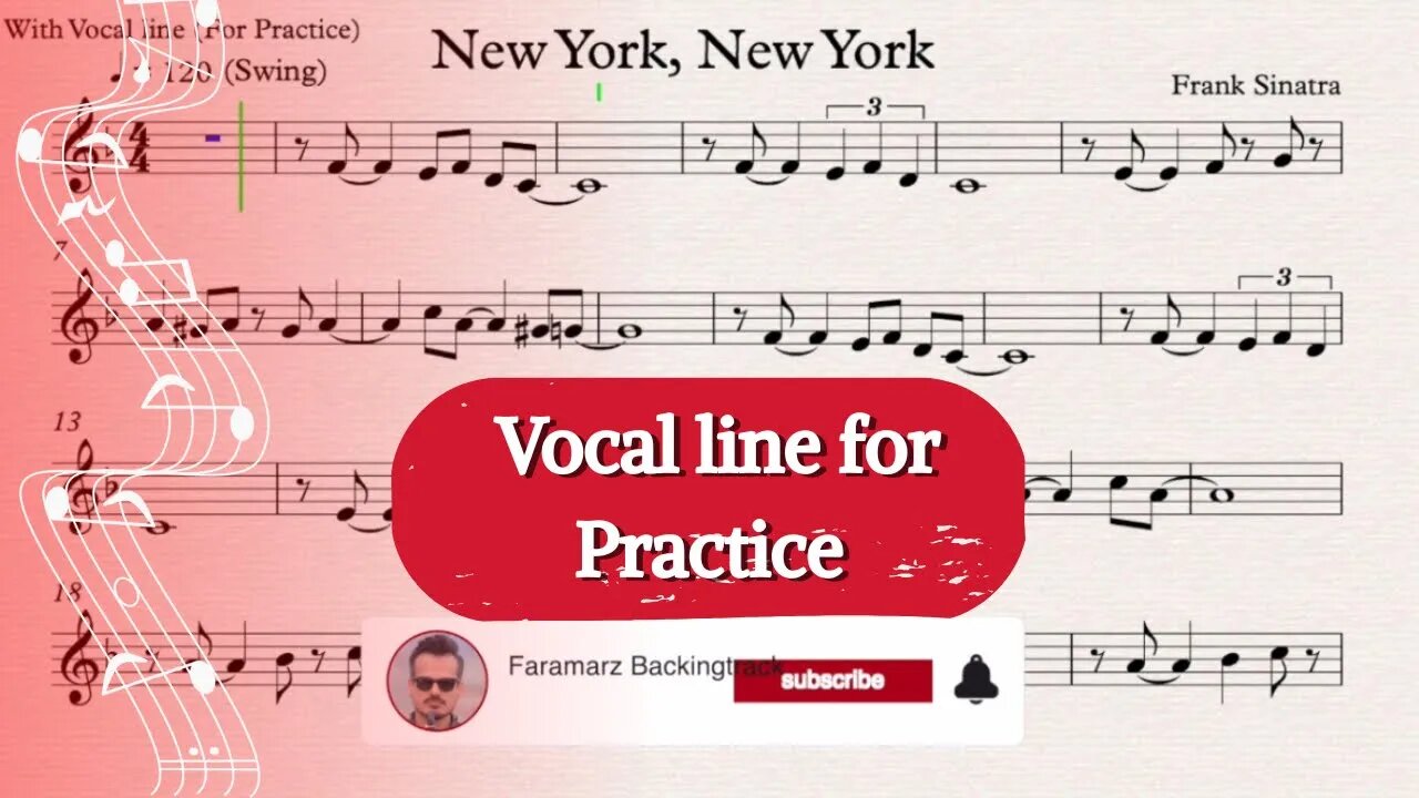 New York, New York - Frank Sinatra | Sheet music for Practice