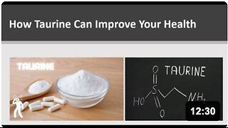 Taurine For Fatigue, Anxiety, Blood Pressure & More