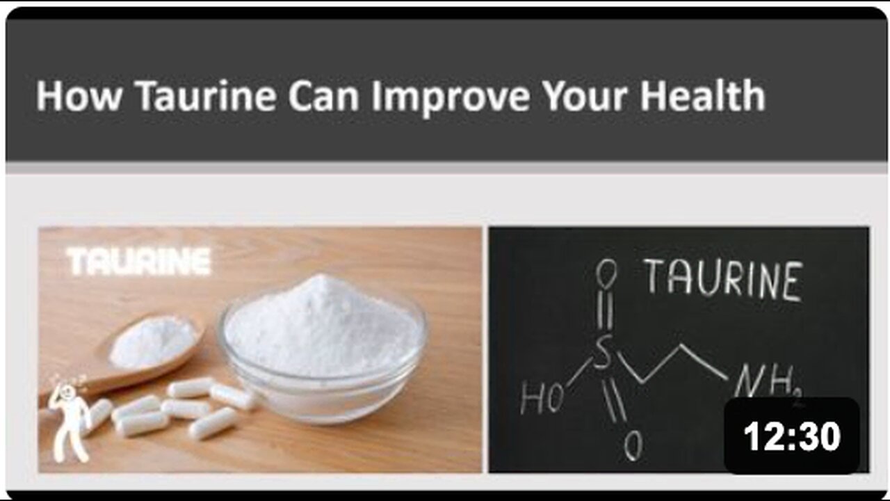 Taurine For Fatigue, Anxiety, Blood Pressure & More