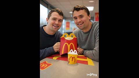 A Picture Of Charlie Kirk At McDonald’s 🍟