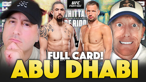 UFC Abu Dhabi: Whittaker vs. de Ridder FULL CARD Predictions, Bets and DraftKings