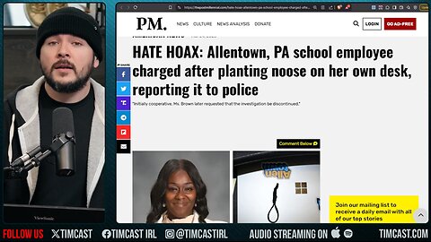 Woman CHARGED With Hate Crime HOAX, Police Say SHE PLANTED Noose On Her Own Desk, DNA Evidence