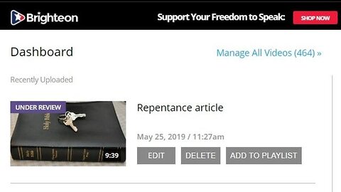 Mike Adams didn't like Chaplain Bob's video on Repentance, on Brighteon... Wow, that says a lot...