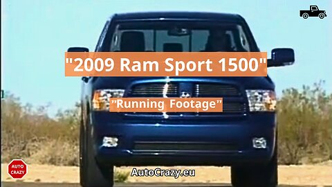 2009 Dodge Ram Sport Crew 1500 Running Footage | Bold Looks & Power in Motion