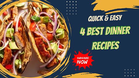 4 Best Dinner Recipes | Global Kitchen Delights !