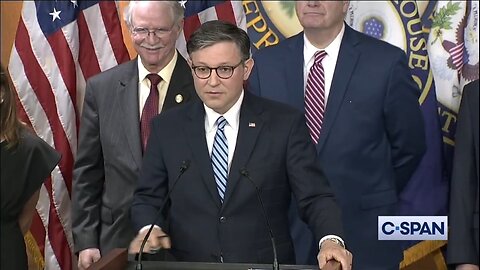 Speaker Johnson Calls Out The Media For Pushing Democrat Lies