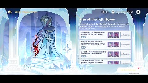 Shadows Amidst Snowstorms Event - Rise of the Fell Flower - Genshin Impact