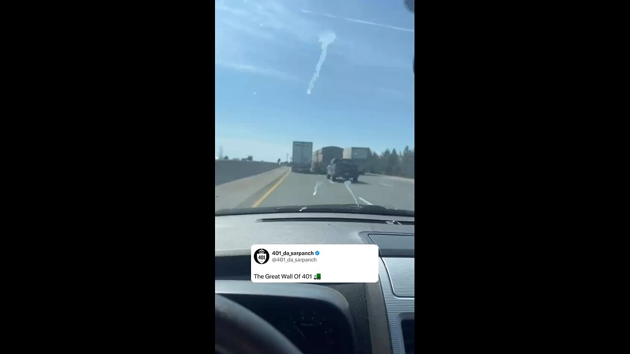 Great Wall Of China On The 401