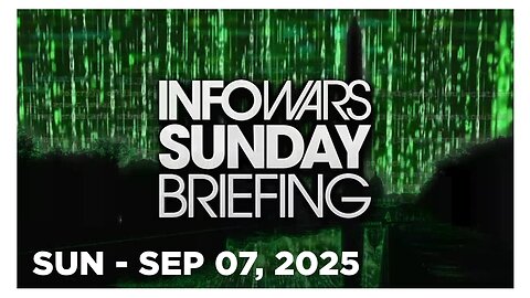 NICK SORTOR • INFOWARS SUNDAY BREIFING 8/24/25 • Donald Trump Declares War On The Cartels!