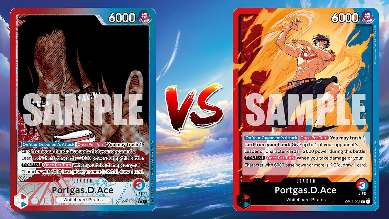 One Piece TCG OP13 Ace Mirror Match!!